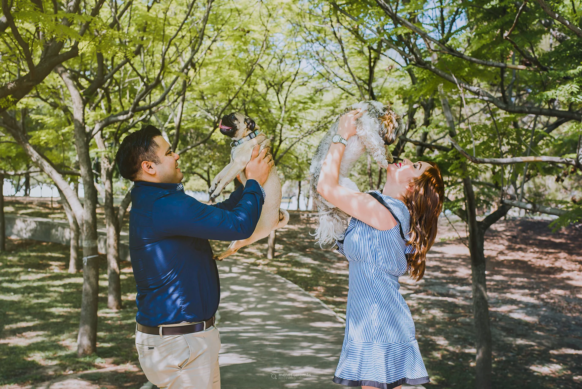 sesión fotográfica en parque bosques del valle