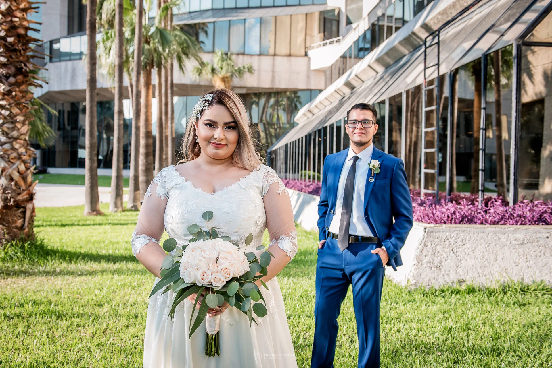 Fotografía de Boda civil en MS Milenium: Aglae y Miguel, la imagen perfecta del amor
