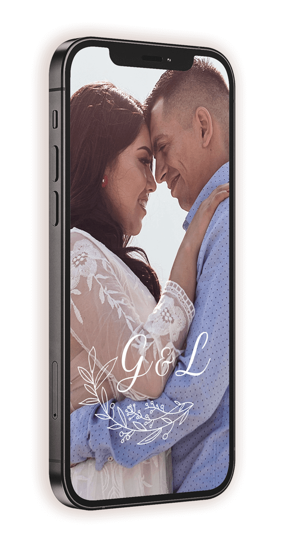 Smartphone con invitación digital