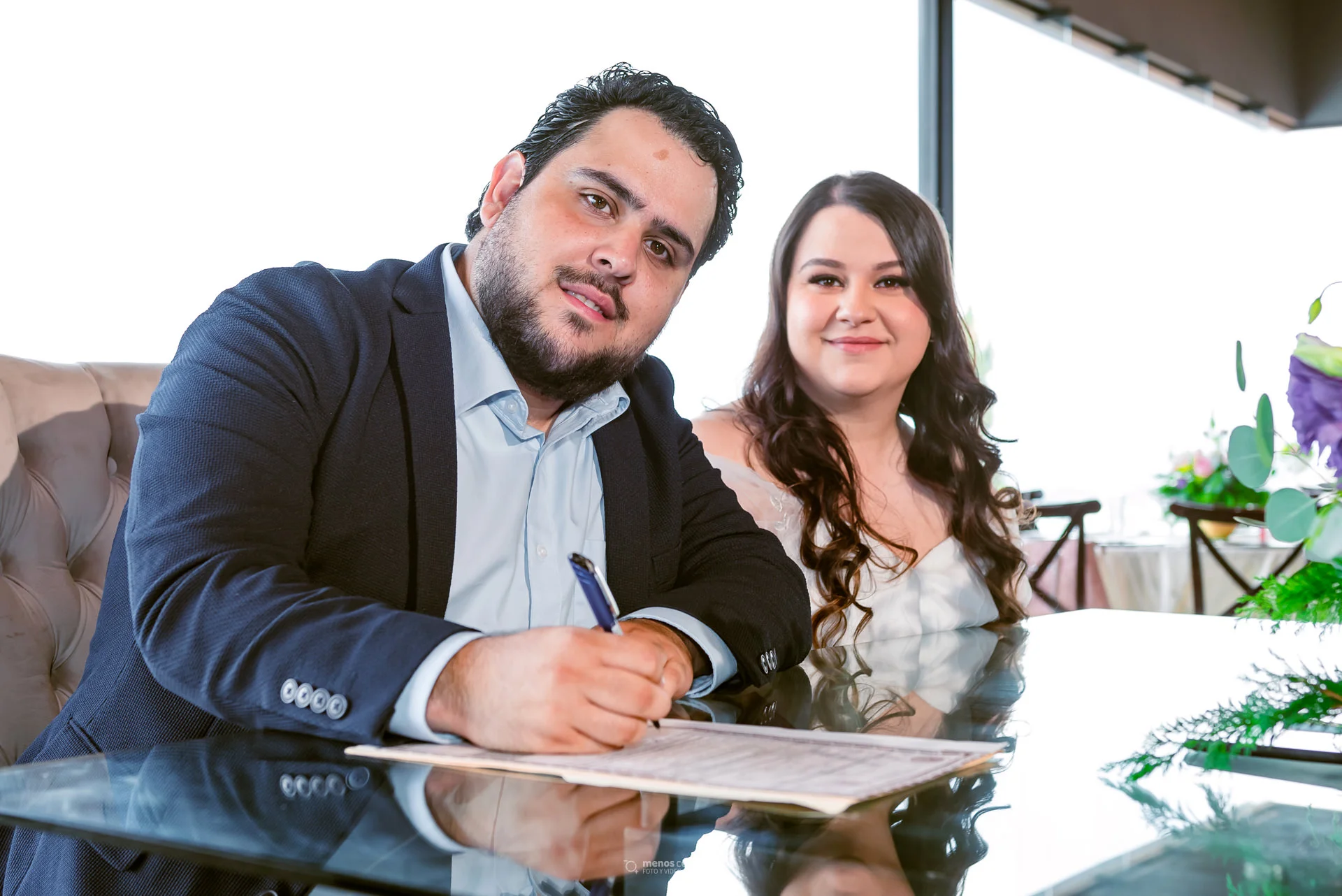 Cobertura de boda civil de Vero y Luis en Club Deportivo Cumbres