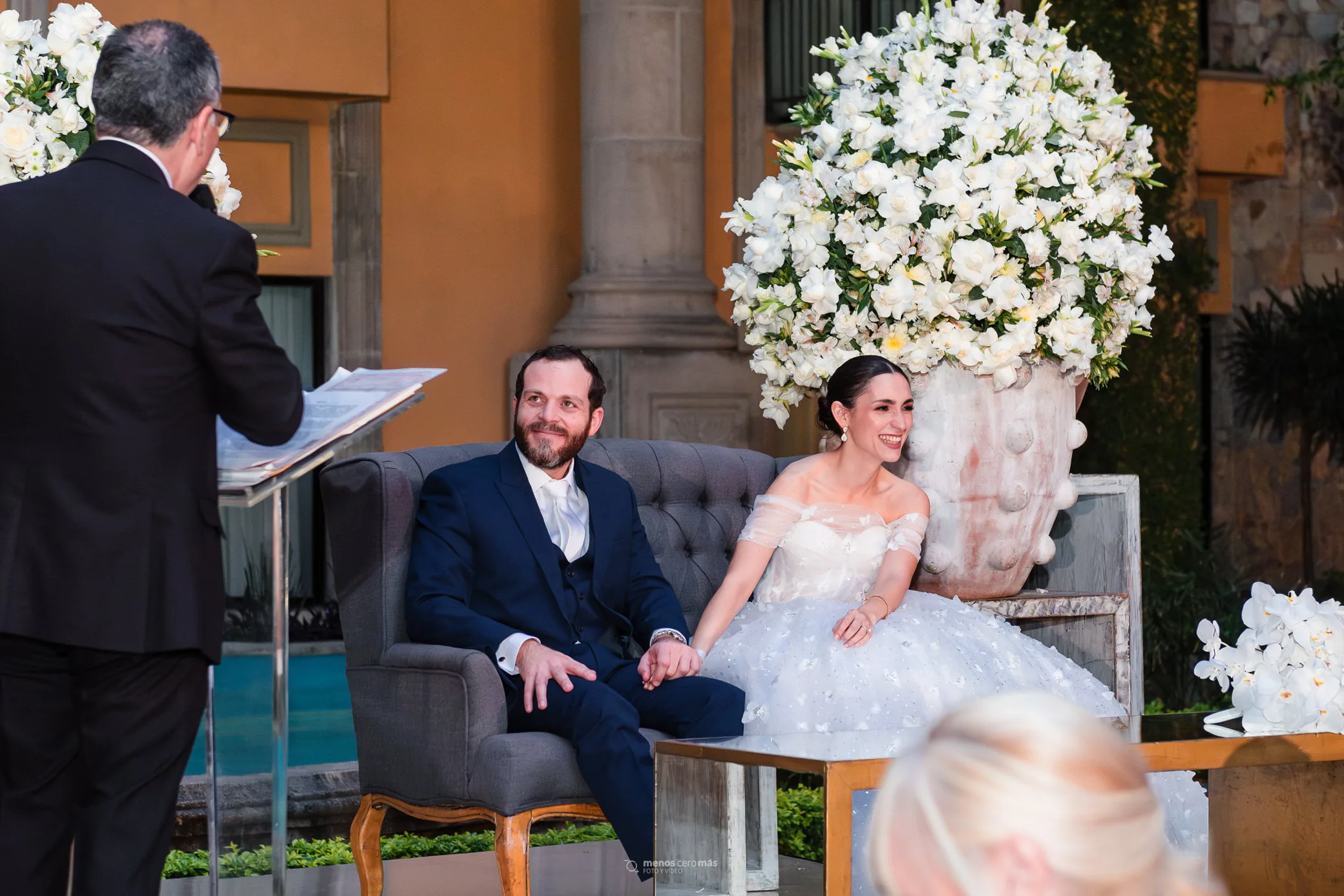 Fotografía de boda civil de Mariana y Eugenio en Hotel Quinta Real