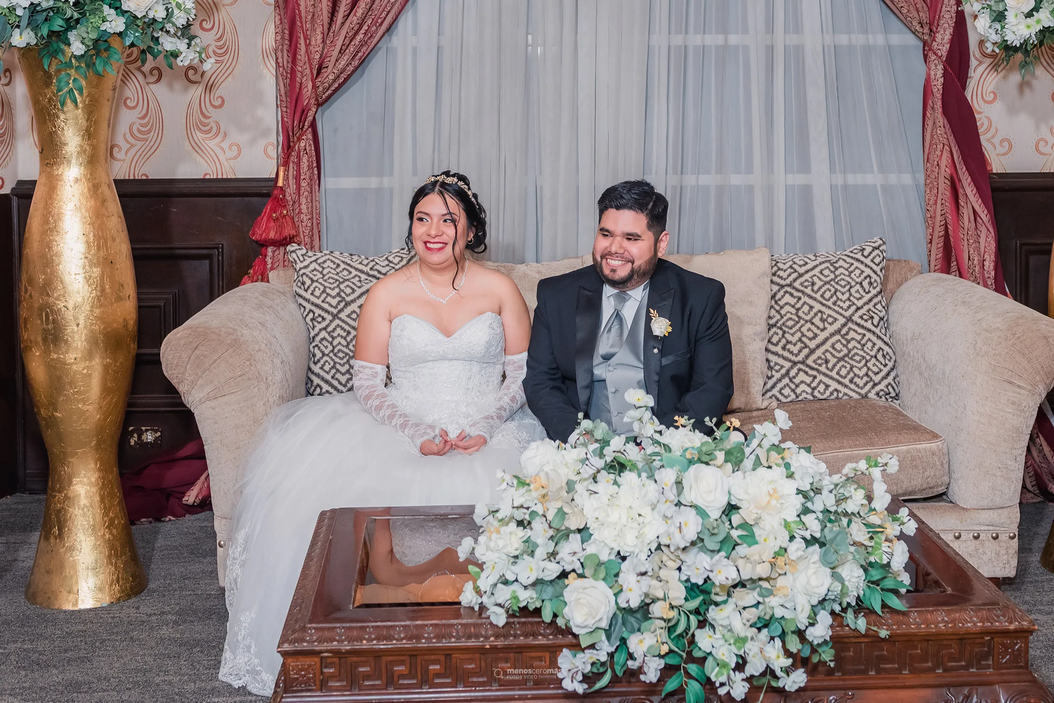 Fotografía de boda civil de Verónica y Heber en Las Pampas eventos