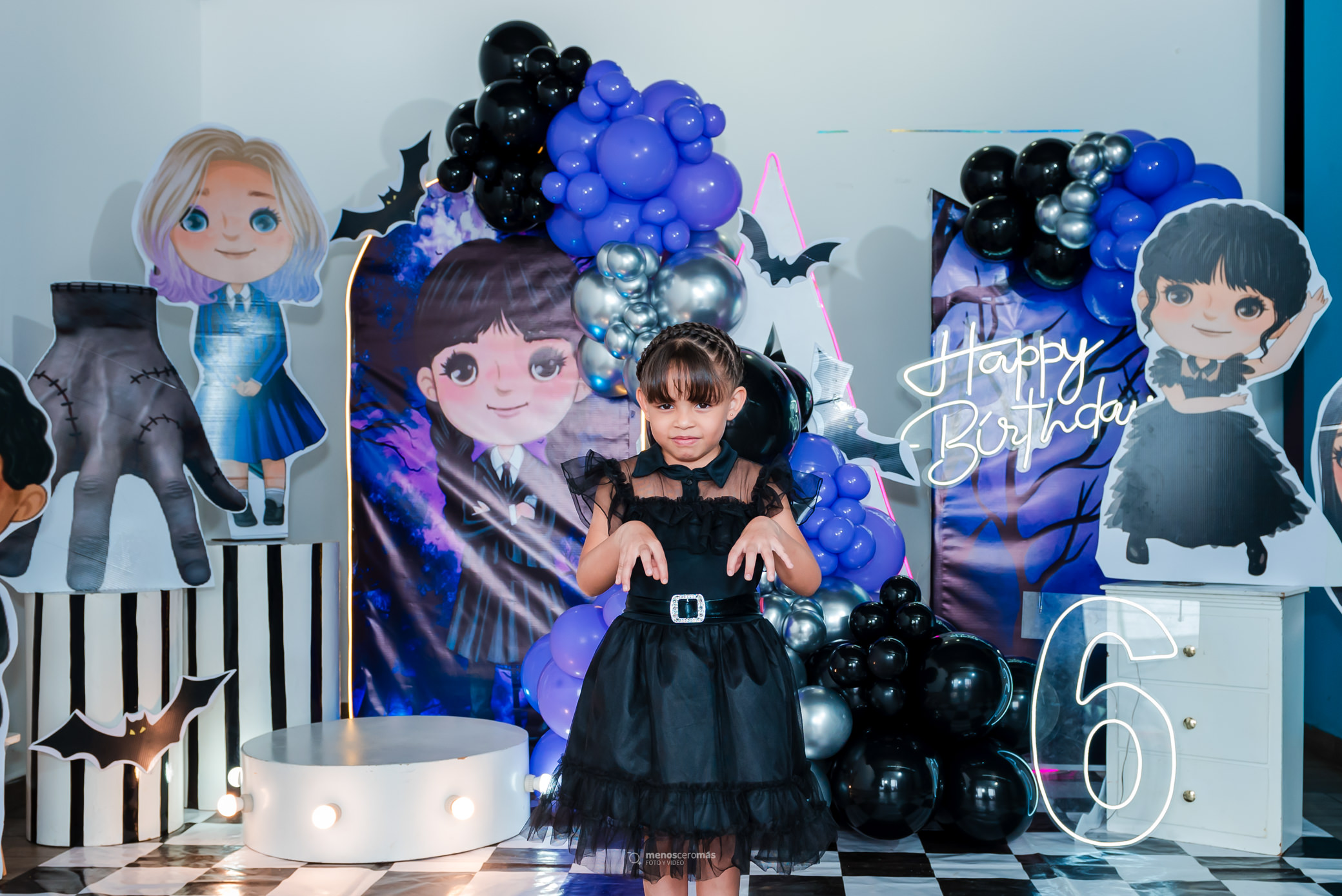 Fotografía fiesta infantil en Pikles de Mariana 6 aniversario