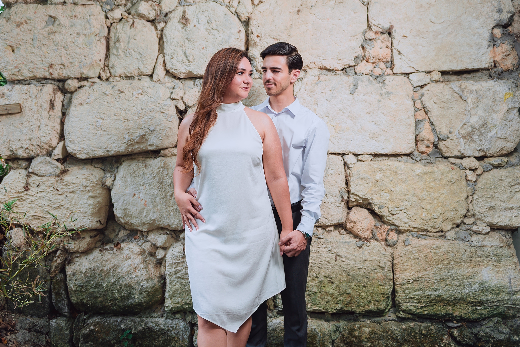 Melissa y Andre en sesión de novios en Gran Parque Río La Silla